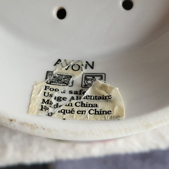 RARE Vintage Ceramic Avon Strawberry Colander Strainer Basket Country Chic BIN A - Picture 7 of 8